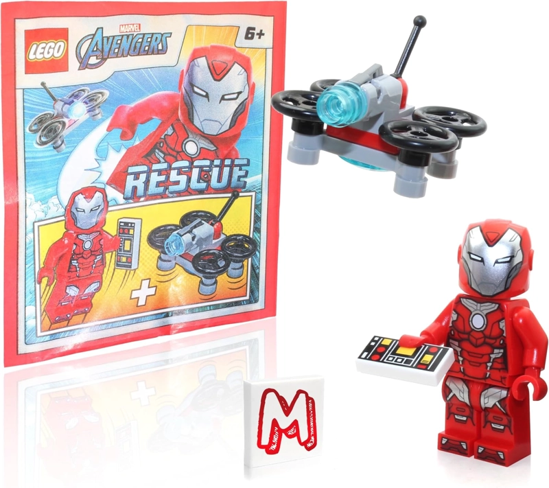 LEGO MARVEL SUPER HEROES AVENGERS INFINITY WAR MINIFIGURE - IRON RESCUE PEPPER POTTS EN ARMADURA - 1