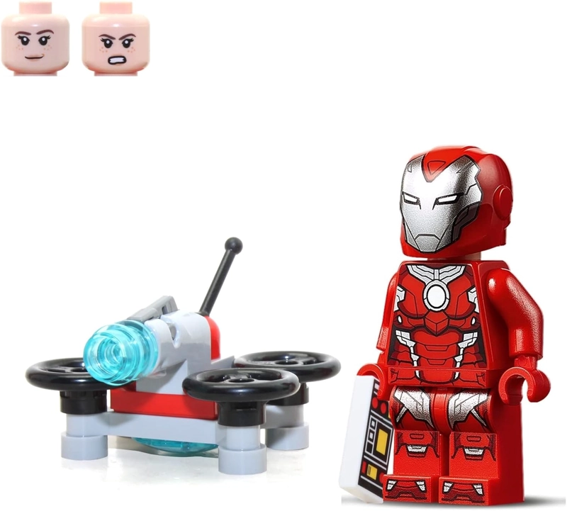 LEGO MARVEL SUPER HEROES AVENGERS INFINITY WAR MINIFIGURE - IRON RESCUE PEPPER POTTS EN ARMADURA - 3