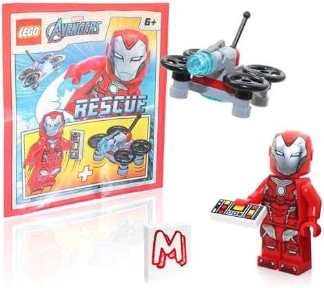 LEGO MARVEL SUPER HEROES AVENGERS INFINITY WAR MINIFIGURE - IRON RESCUE PEPPER POTTS EN ARMADURA - 6