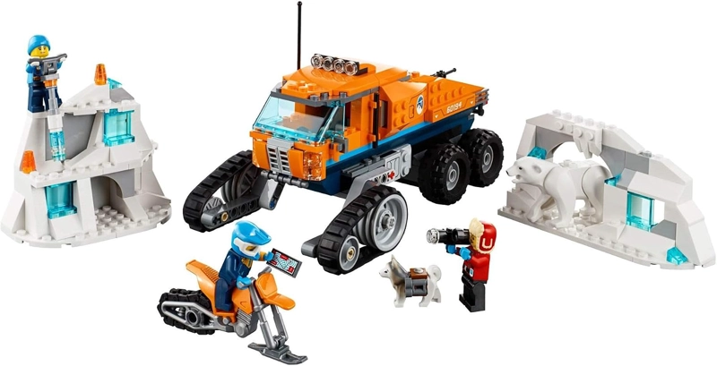 LEGO CITY ARCTIC SCOUT TRUCK 60194 KIT DE MAQUILLAJE DE CONSTRUCCION 322 PIEZAS - 1