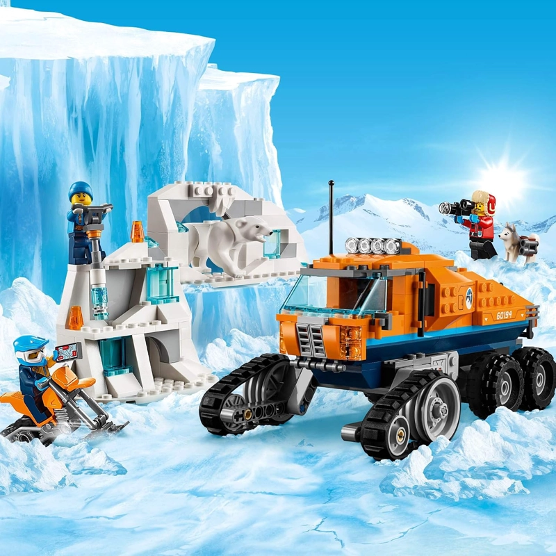 LEGO CITY ARCTIC SCOUT TRUCK 60194 KIT DE MAQUILLAJE DE CONSTRUCCION 322 PIEZAS - 2