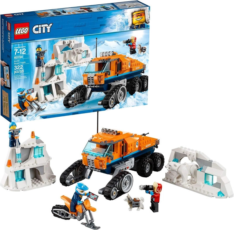 LEGO CITY ARCTIC SCOUT TRUCK 60194 KIT DE MAQUILLAJE DE CONSTRUCCION 322 PIEZAS - 3
