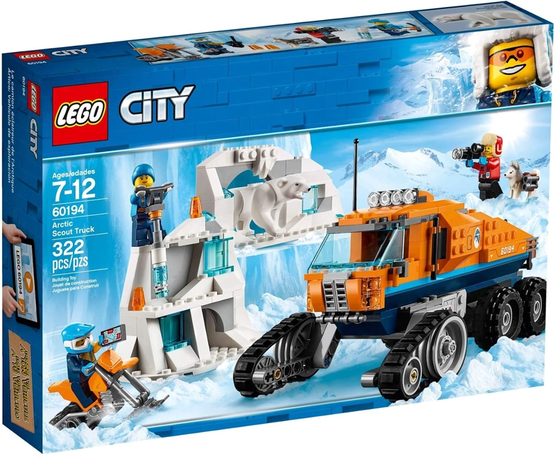 LEGO CITY ARCTIC SCOUT TRUCK 60194 KIT DE MAQUILLAJE DE CONSTRUCCION 322 PIEZAS - 4