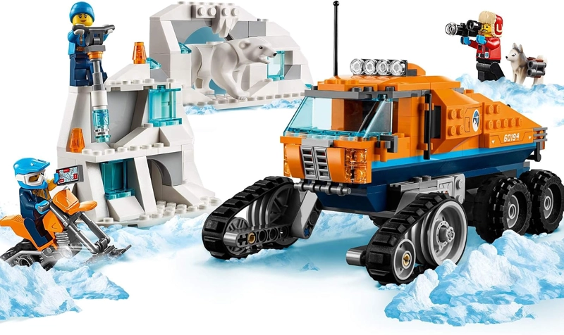 LEGO CITY ARCTIC SCOUT TRUCK 60194 KIT DE MAQUILLAJE DE CONSTRUCCION 322 PIEZAS - 5