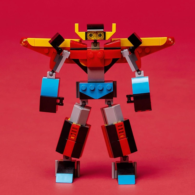 LEGO CREATOR 31124 - KIT DE MAQUILLAJE DE CONSTRUCCION DE SUPER ROBOT 3 EN 1, LOS NIÑOS PUEDEN - 4