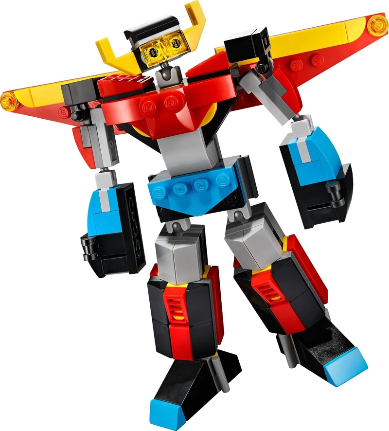 LEGO CREATOR 31124 - KIT DE MAQUILLAJE DE CONSTRUCCION DE SUPER ROBOT 3 EN 1, LOS NIÑOS PUEDEN - 5