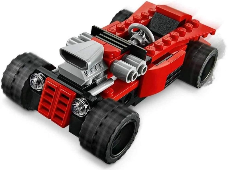 LEGO CREATOR - COCHE DEPORTIVO DE JUGUETE 31100, 3 EN 1 134 PIEZAS - 3