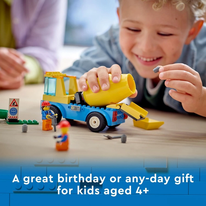 LEGO CITY GREAT VEHICLES 60325 - CAMION MEZCLADOR DE CEMENTO PARA NIÑOS EN EDAD PREESCOLAR, NIÑOS - 2