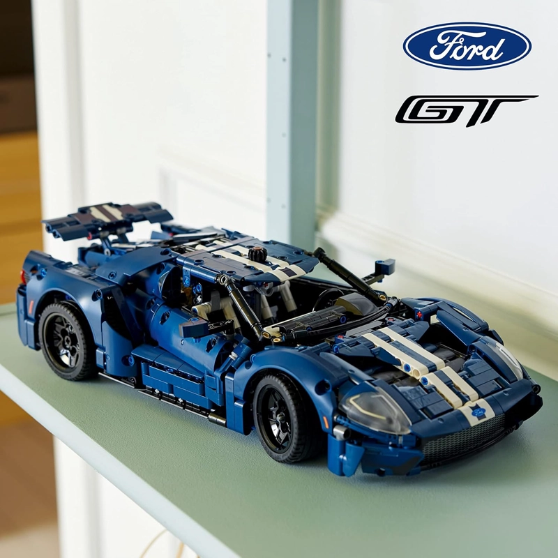 LEGO TECHNIC 2022 FORD GT - JUEGO DE CONSTRUCCION PARA ADULTOS, KIT DE MAQUILLAJE COLECCIONABLE - 2