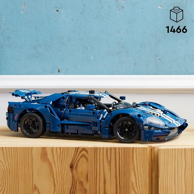 LEGO TECHNIC 2022 FORD GT - JUEGO DE CONSTRUCCION PARA ADULTOS, KIT DE MAQUILLAJE COLECCIONABLE - 6