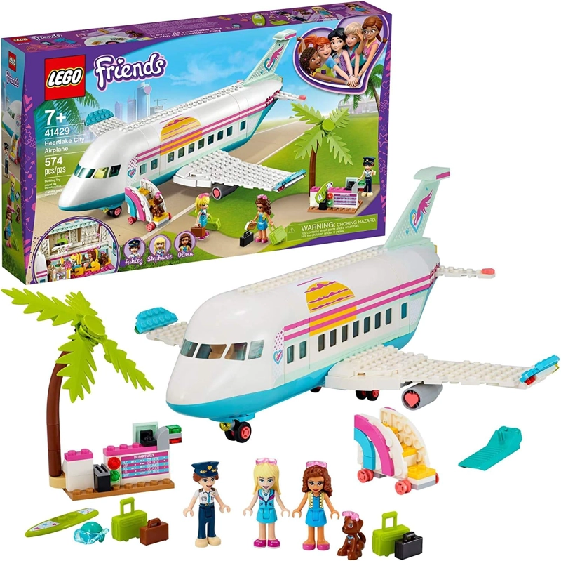 LEGO FRIENDS HEARTLAKE CITY AIRPLANE 41429, INCLUYE FRIENDS STEPHANIE Y OLIVIA, Y MUCHOS ACCESORIOS - 3