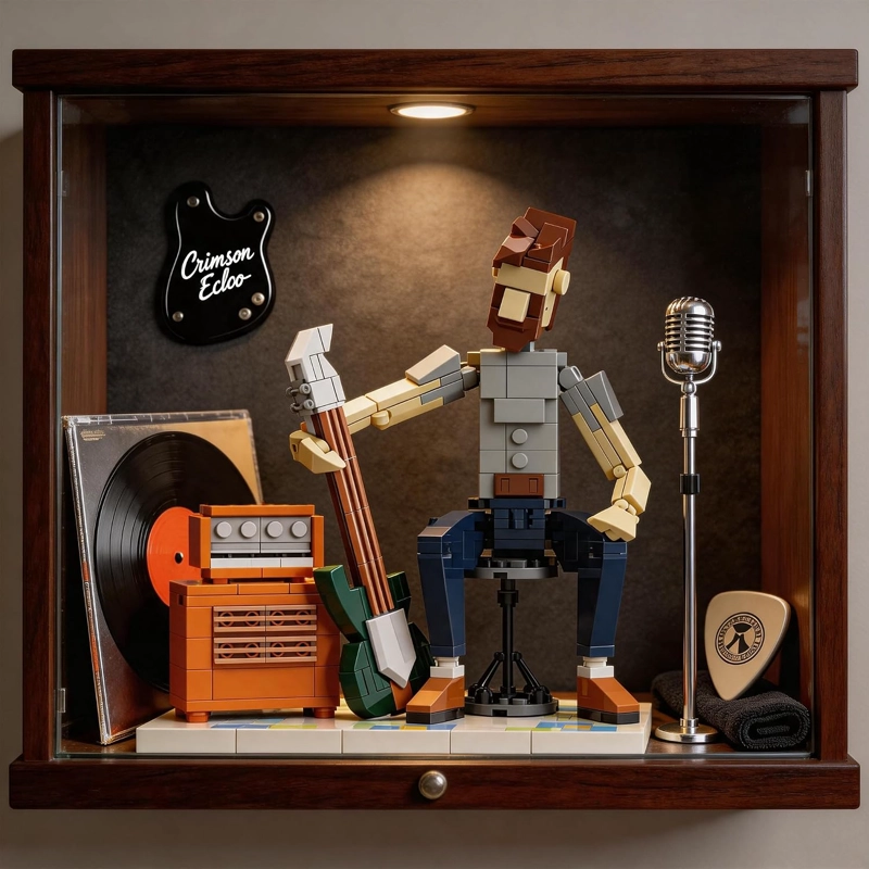 ROCK GUITARIST BUILDING KIT DE MAQUILLAJE SET MODELO CON SOULFUL PERFORMANCE 323PCS STAGE ART - 4
