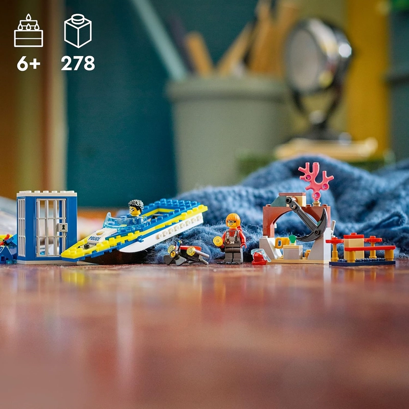 LEGO CITY WATER POLICE DETECTIVE MISSIONS 60355 - JUEGO DE JUGUETES DIGITALES INTERACTIVOS - 2