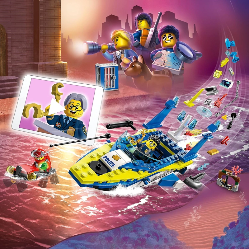 LEGO CITY WATER POLICE DETECTIVE MISSIONS 60355 - JUEGO DE JUGUETES DIGITALES INTERACTIVOS - 3