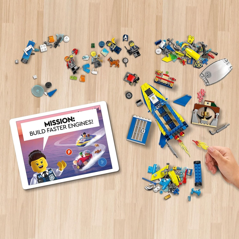 LEGO CITY WATER POLICE DETECTIVE MISSIONS 60355 - JUEGO DE JUGUETES DIGITALES INTERACTIVOS - 4