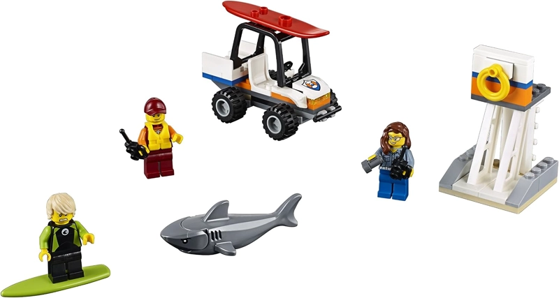 LEGO CITY COAST GUARD COAST GUARD STARTER KIT DE MAQUILLAJE SET 60163 KIT DE MAQUILLAJE - 4