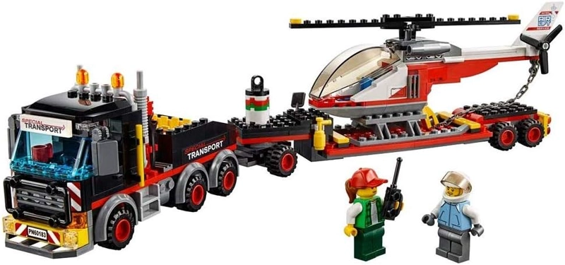 KIT DE MAQUILLAJE PARA CONSTRUIR LEGO CITY GRANDES VEHICULOS, CAMION DE TRANSPORTE DE MERCANCIAS - 1