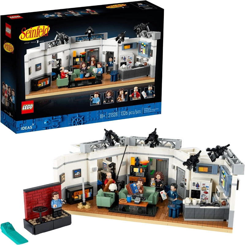 LEGO IDEAS SEINFELD 21328 KIT DE MAQUILLAJE DE CONSTRUCCION MODELO DE EXHIBICION COLECCIONABLE - 1
