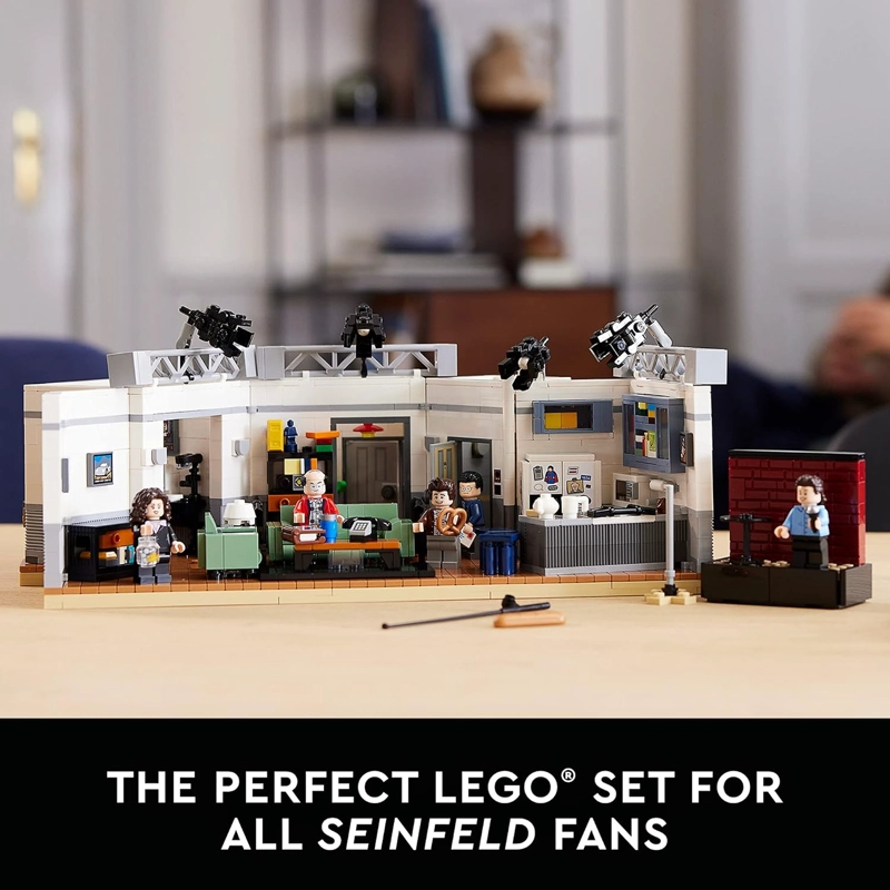 LEGO IDEAS SEINFELD 21328 KIT DE MAQUILLAJE DE CONSTRUCCION MODELO DE EXHIBICION COLECCIONABLE - 3