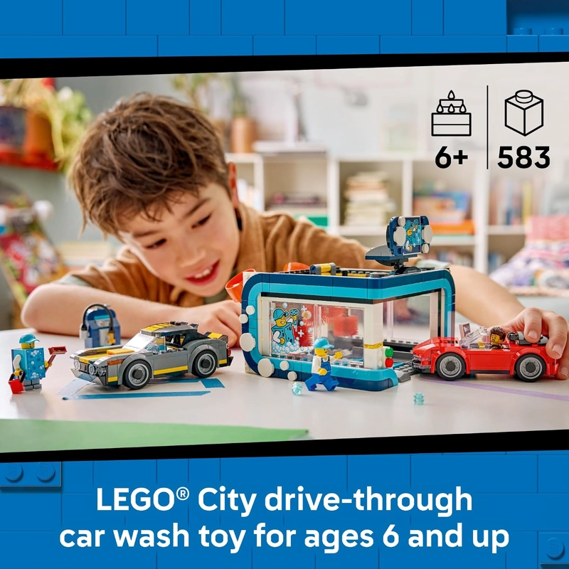 LEGO CITY DRIVE-THROUGH CAR WASH 60497 - 2