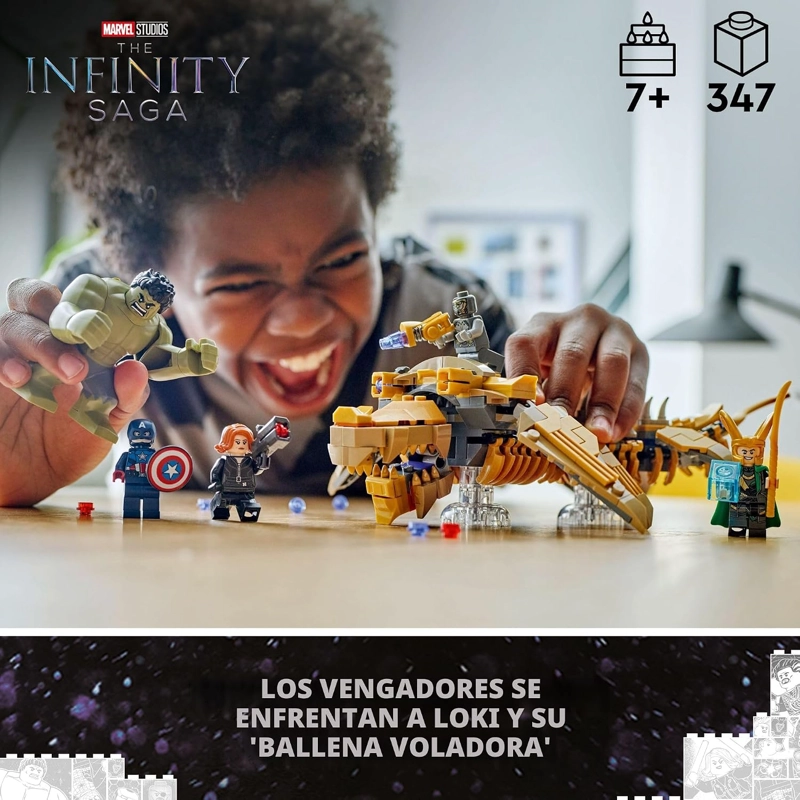 LEGO MARVEL THE AVENGERS VS. THE LEVIATHAN - JUGUETE DE SUPERHE ROE, JUEGO DE CONSTRUCCION - 2