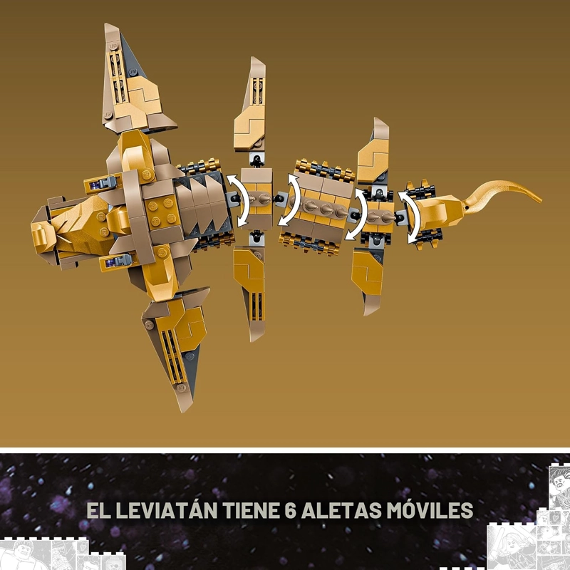 LEGO MARVEL THE AVENGERS VS. THE LEVIATHAN - JUGUETE DE SUPERHE ROE, JUEGO DE CONSTRUCCION - 4