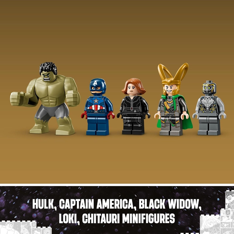 LEGO MARVEL THE AVENGERS VS. THE LEVIATHAN - JUGUETE DE SUPERHE ROE, JUEGO DE CONSTRUCCION - 6