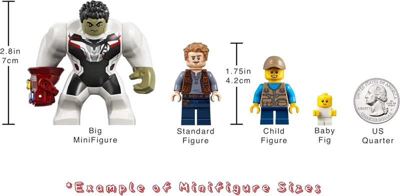 LEGO MARVEL SUPERHEROES MINIFIGURE - HULK MINI PANTALONES MORADOS - 2