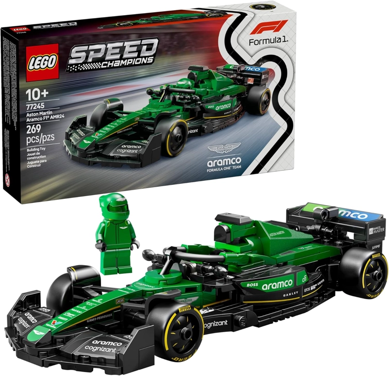LEGO SPEED CHAMPIONS ASTON MARTIN ARAMCO F1 AMR24 - JUEGO DE CONSTRUCCION PARA NIÑOS, NIÑOS - 1