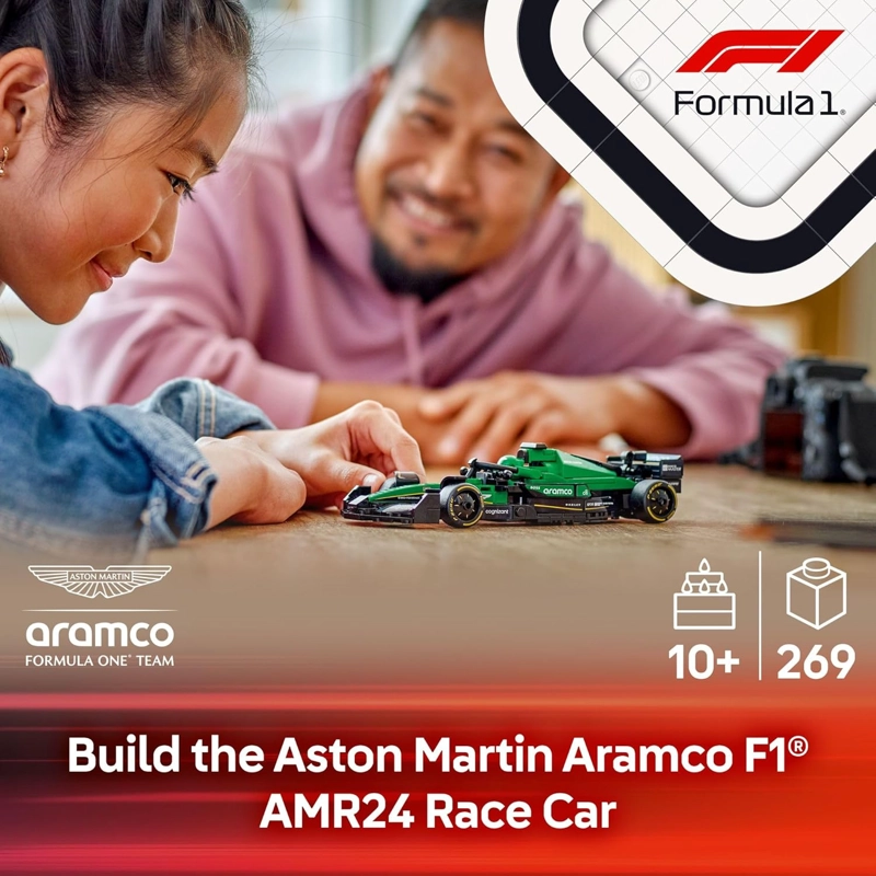 LEGO SPEED CHAMPIONS ASTON MARTIN ARAMCO F1 AMR24 - JUEGO DE CONSTRUCCION PARA NIÑOS, NIÑOS - 3