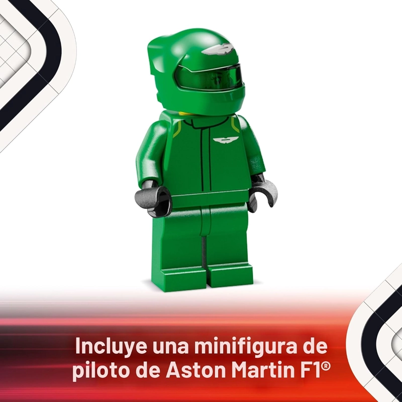 LEGO SPEED CHAMPIONS ASTON MARTIN ARAMCO F1 AMR24 - JUEGO DE CONSTRUCCION PARA NIÑOS, NIÑOS - 4