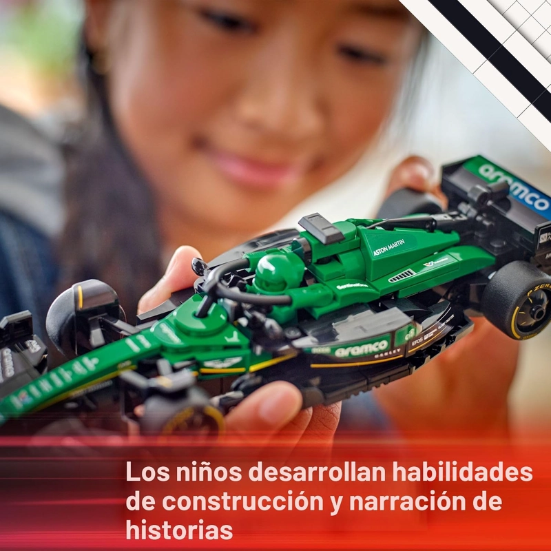 LEGO SPEED CHAMPIONS ASTON MARTIN ARAMCO F1 AMR24 - JUEGO DE CONSTRUCCION PARA NIÑOS, NIÑOS - 5