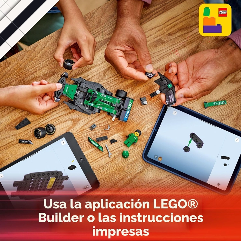 LEGO SPEED CHAMPIONS ASTON MARTIN ARAMCO F1 AMR24 - JUEGO DE CONSTRUCCION PARA NIÑOS, NIÑOS - 6