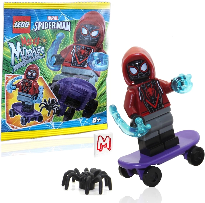 LEGO MARVEL SUPERHEROES SPIDER-MAN ACROSS THE SPIDER-VERSE MINIFIGURA - MILES MORALES MINIFIGURA - 1