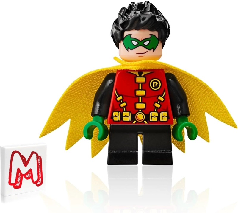 LEGO SUPER HEROES DC BATMAN MINIFIGURE COMBO - BATMAN EN TRAJE NEGRO CON BATCAPE Y BAT-A-RANG - 4