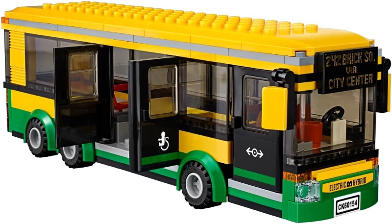 LEGO KIT DE MAQUILLAJE DE CONSTRUCCION DE LA ESTACION DE AUTOBUSES DE LA CIUDAD 60154 337 PIEZAS - 3