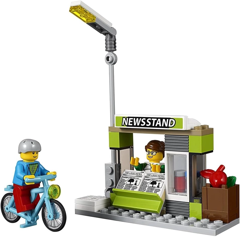 LEGO KIT DE MAQUILLAJE DE CONSTRUCCION DE LA ESTACION DE AUTOBUSES DE LA CIUDAD 60154 337 PIEZAS - 5