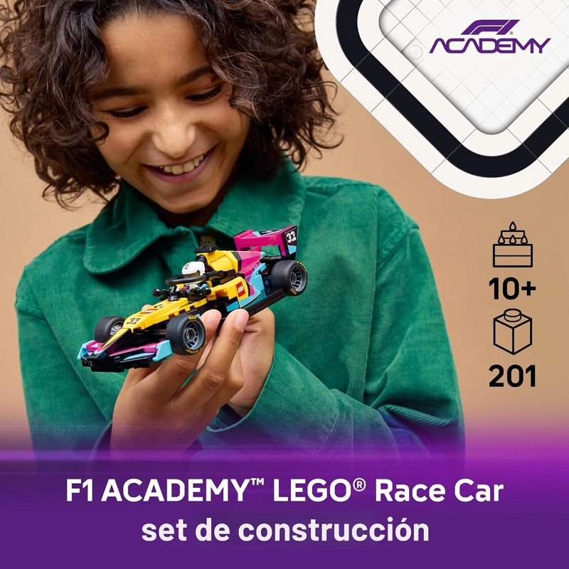 LEGO SPEED CHAMPIONS VEHICULO DE CARRERA DE LA ACADEMIA F1 - JUGUETE DE CONSTRUCCION - VEHICULO - 2