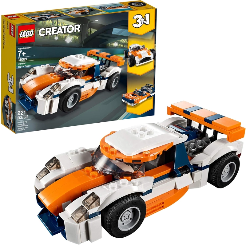 LEGO CREATOR 31089 SUNSET TRACK RACER 31089 - KIT DE MAQUILLAJE DE CONSTRUCCION 221 PIEZAS - 1