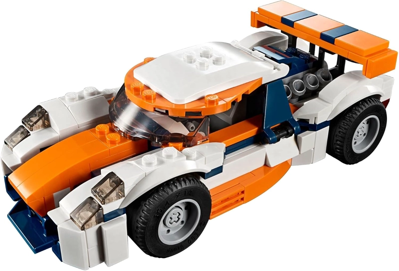 LEGO CREATOR 31089 SUNSET TRACK RACER 31089 - KIT DE MAQUILLAJE DE CONSTRUCCION 221 PIEZAS - 5