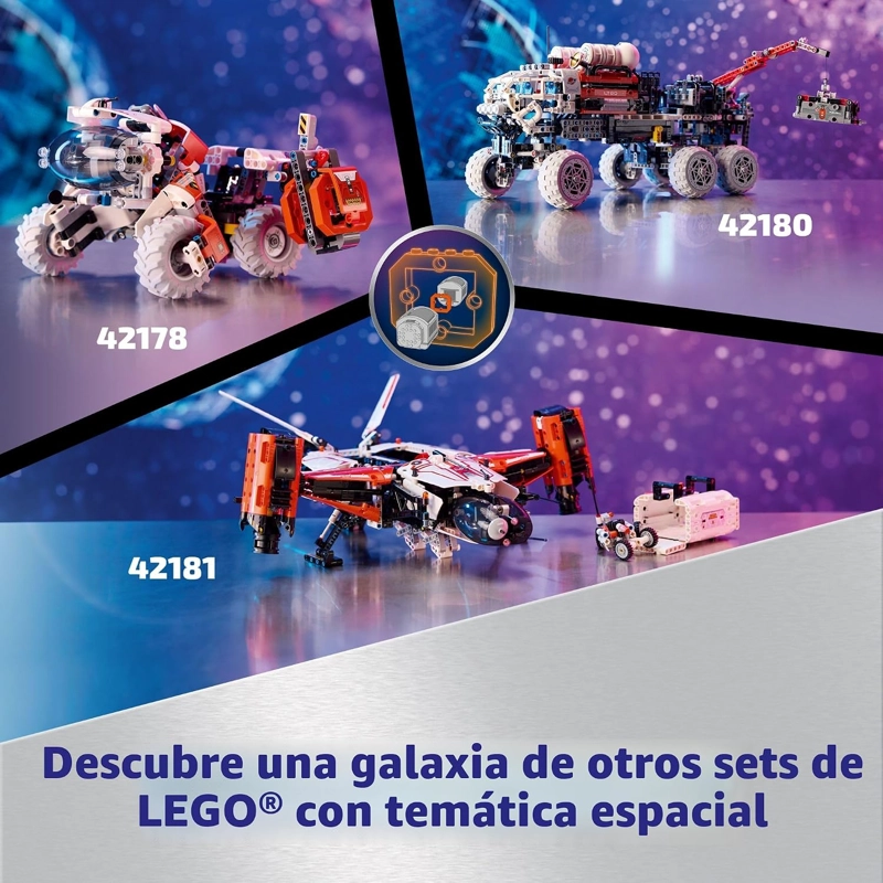 LEGO TECHNIC SURFACE SPACE LOADER LT78 - JUEGO DE CONSTRUCCION, JUGUETE ESPACIAL PARA AVENTURA, - 6