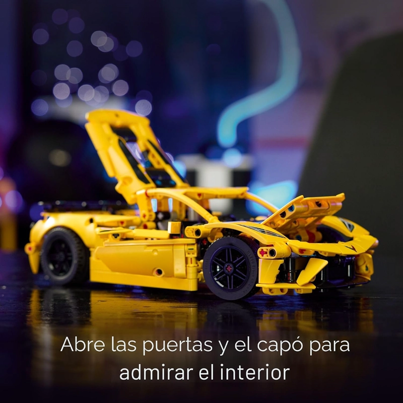 LEGO TECHNIC CHEVROLET CORVETTE STINGRAY - JUEGO DE CONSTRUCCION DE JUGUETE DE AUTO PARA NIÑOS, - 5