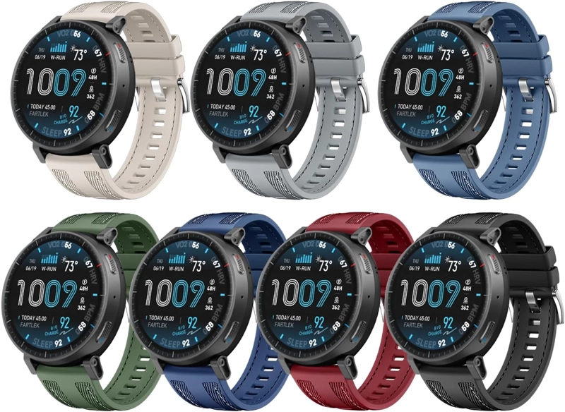 CORREA DE SILICONA DEPORTIVA PARA RELOJ INTELIGENTE SAMSUNG/GARMIN/HUAWEI, CORREA DE REPUESTO - 3