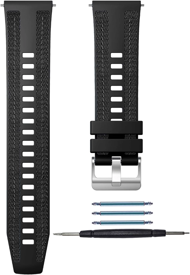 CORREA DE SILICONA DEPORTIVA PARA RELOJ INTELIGENTE SAMSUNG/GARMIN/HUAWEI, CORREA DE REPUESTO - 4