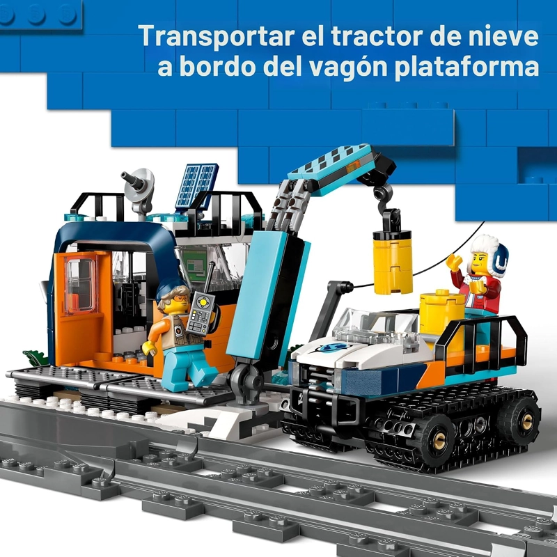 LEGO CITY EXPLORERS ARCTIC POLAR EXPRESS TRAIN KIT DE MAQUILLAJE SET - JUGUETES DE CONSTRUCCION - 4