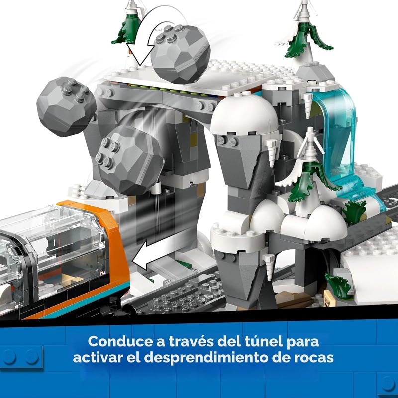 LEGO CITY EXPLORERS ARCTIC POLAR EXPRESS TRAIN KIT DE MAQUILLAJE SET - JUGUETES DE CONSTRUCCION - 5