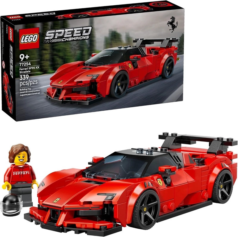 LEGO SPEED CHAMPIONS FERRARI SF90 XX STRADALE - JUGUETE DE CONSTRUCCION DE AUTO DEPORTIVO - 1
