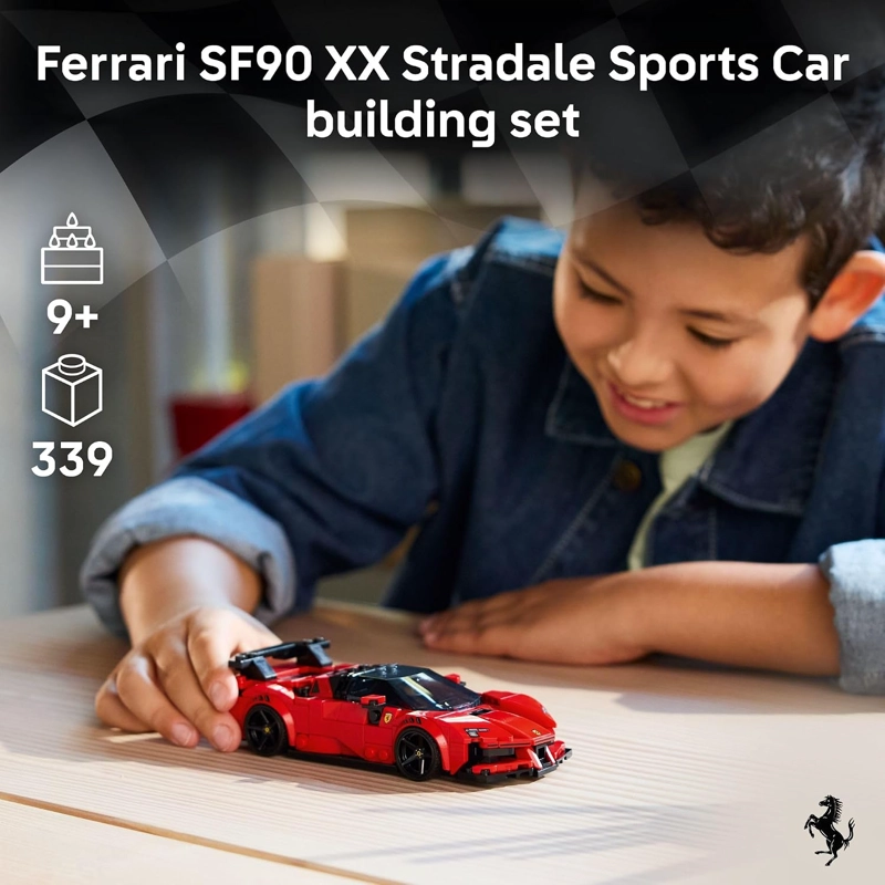 LEGO SPEED CHAMPIONS FERRARI SF90 XX STRADALE - JUGUETE DE CONSTRUCCION DE AUTO DEPORTIVO - 2