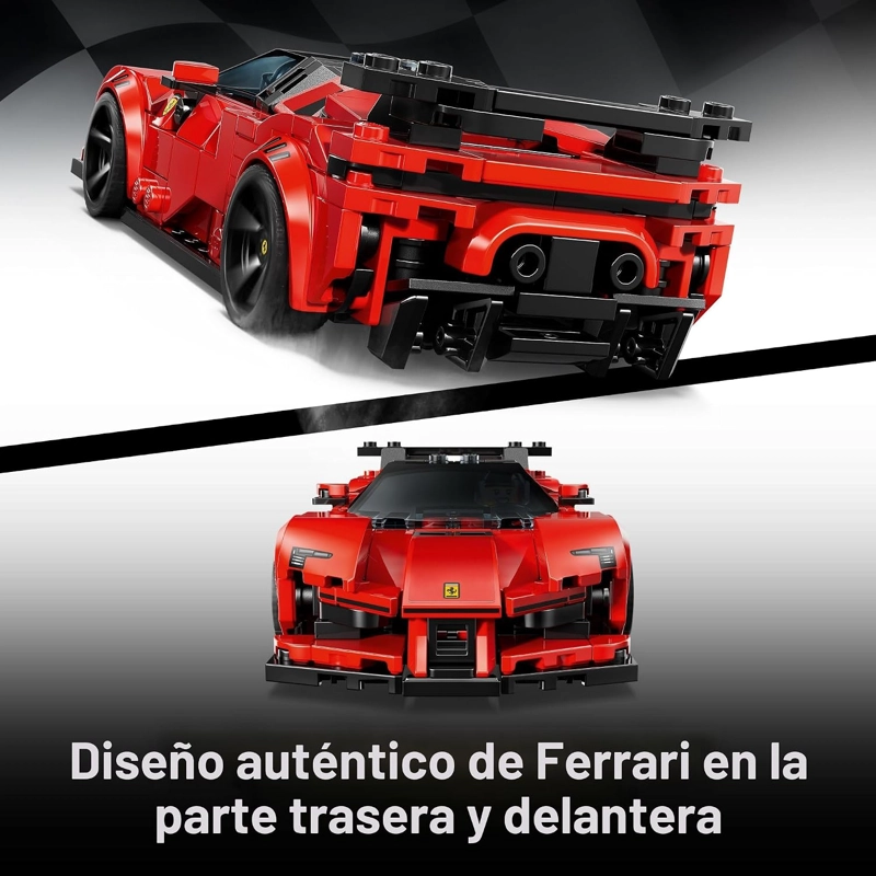 LEGO SPEED CHAMPIONS FERRARI SF90 XX STRADALE - JUGUETE DE CONSTRUCCION DE AUTO DEPORTIVO - 3