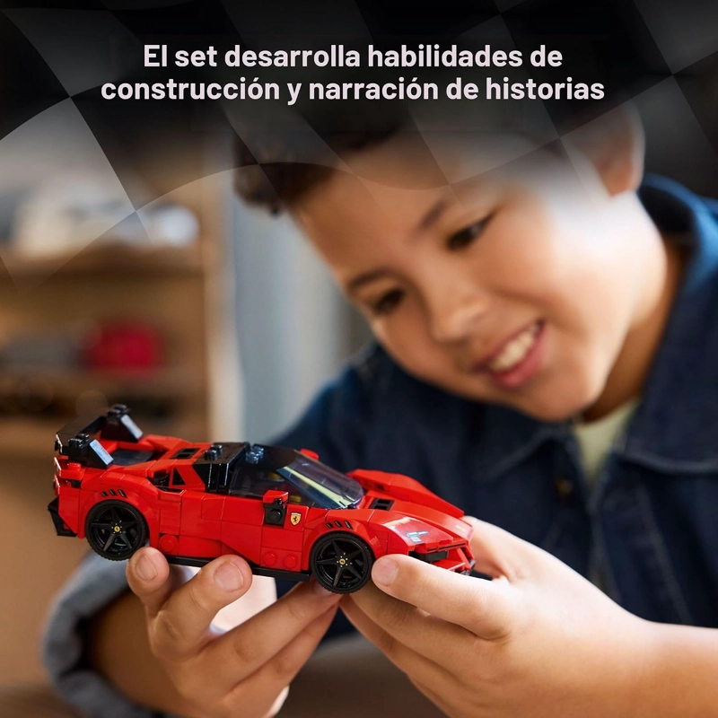 LEGO SPEED CHAMPIONS FERRARI SF90 XX STRADALE - JUGUETE DE CONSTRUCCION DE AUTO DEPORTIVO - 4